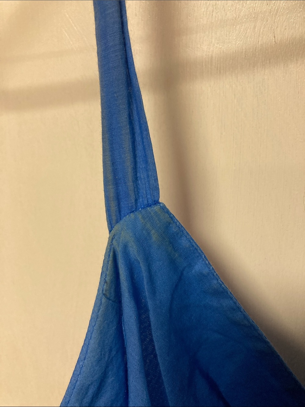 GAP Cobalt Blue V-Neck Racerback Babydoll Dress - Picture 6 of 7